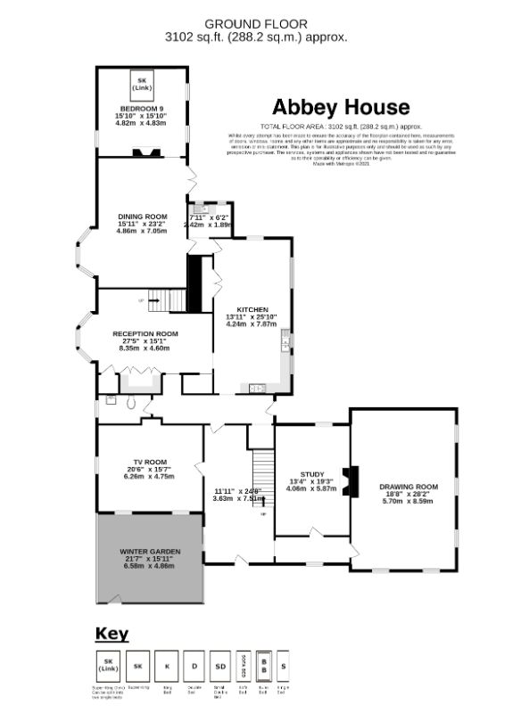 Abbey House Floorplan 1